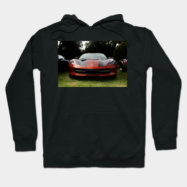 corvette c7 Hoodie by hottehue